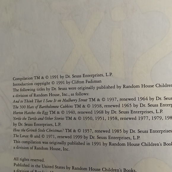 Six by Seuss: A Treasury of Dr. Seuss Classics - Picture 6 of 12